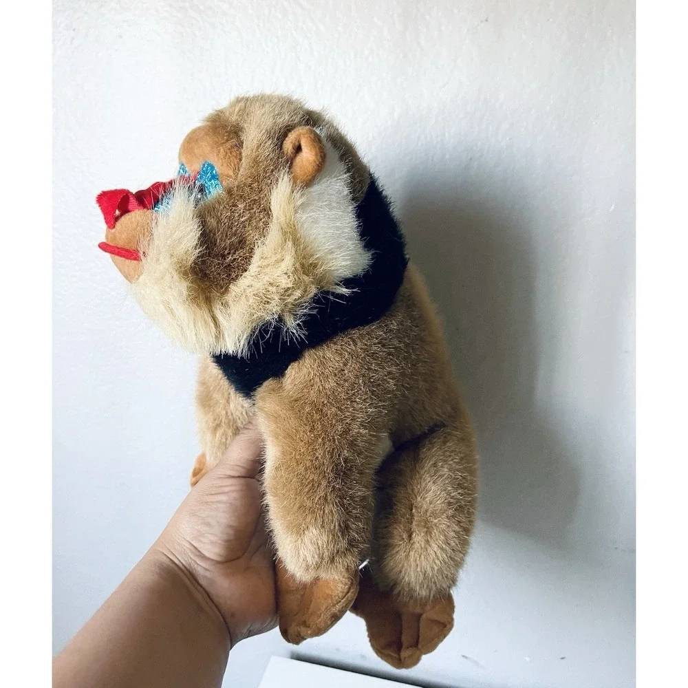 Vintage Rare Tony Toys Monkey Mandrill‎ Soft Plush Stuffed Animal
